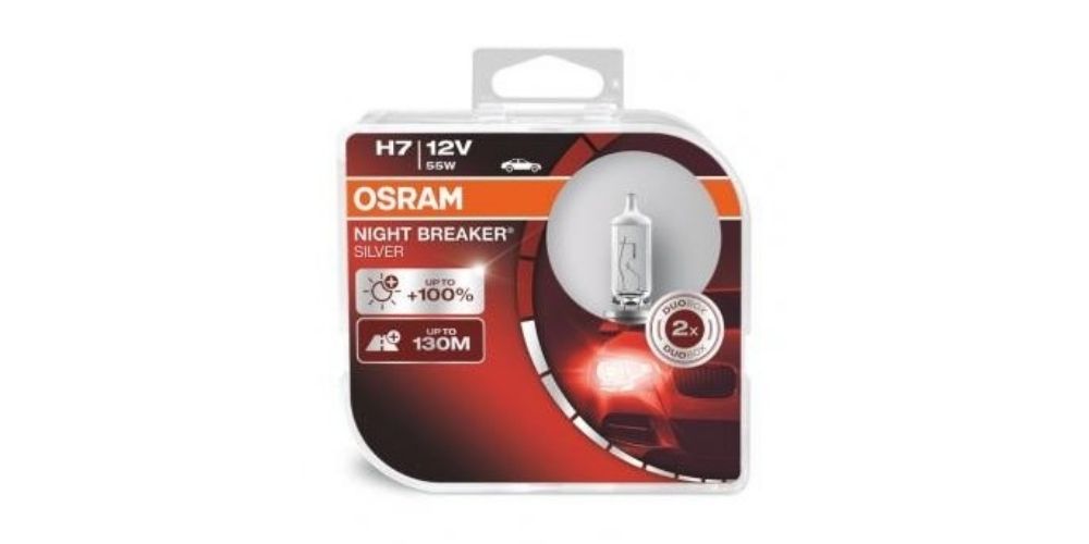 Osram Night Breaker Laser H7 12V Headlamp Bulb Set