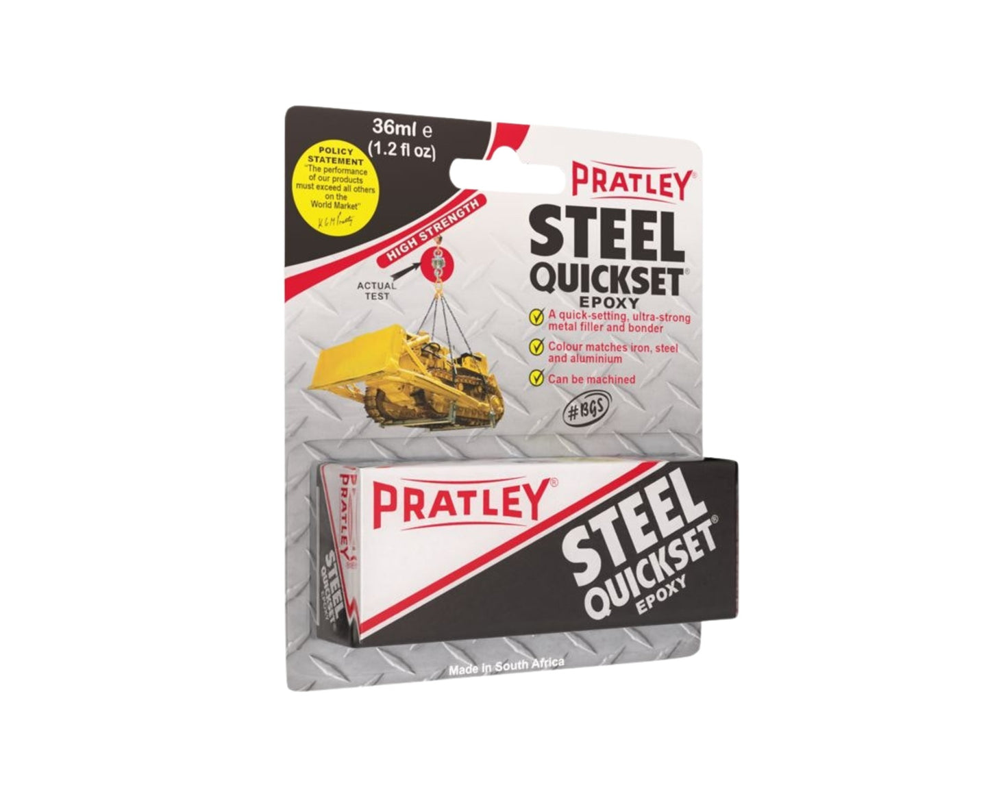 Pratley Steel Quickset Epoxy - 36ml