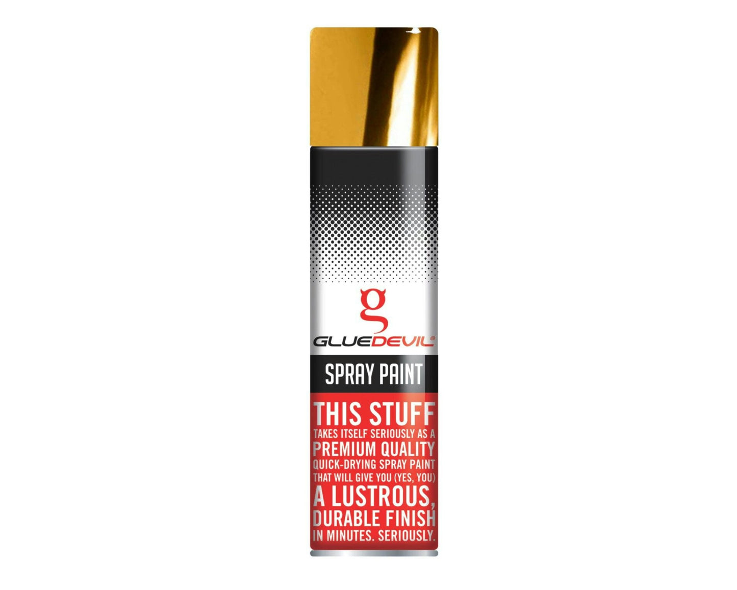 Glue Devil Spray Paint Bright Gold - 300ml