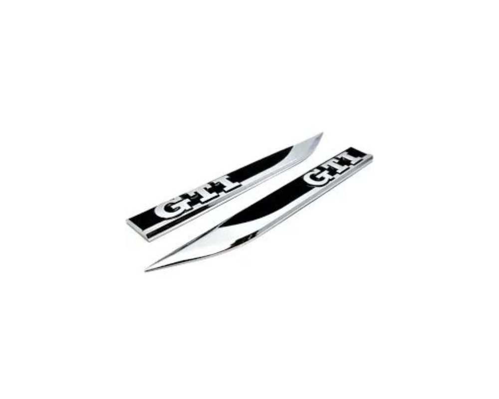 Golf 6 GTI Fender Badge - Black