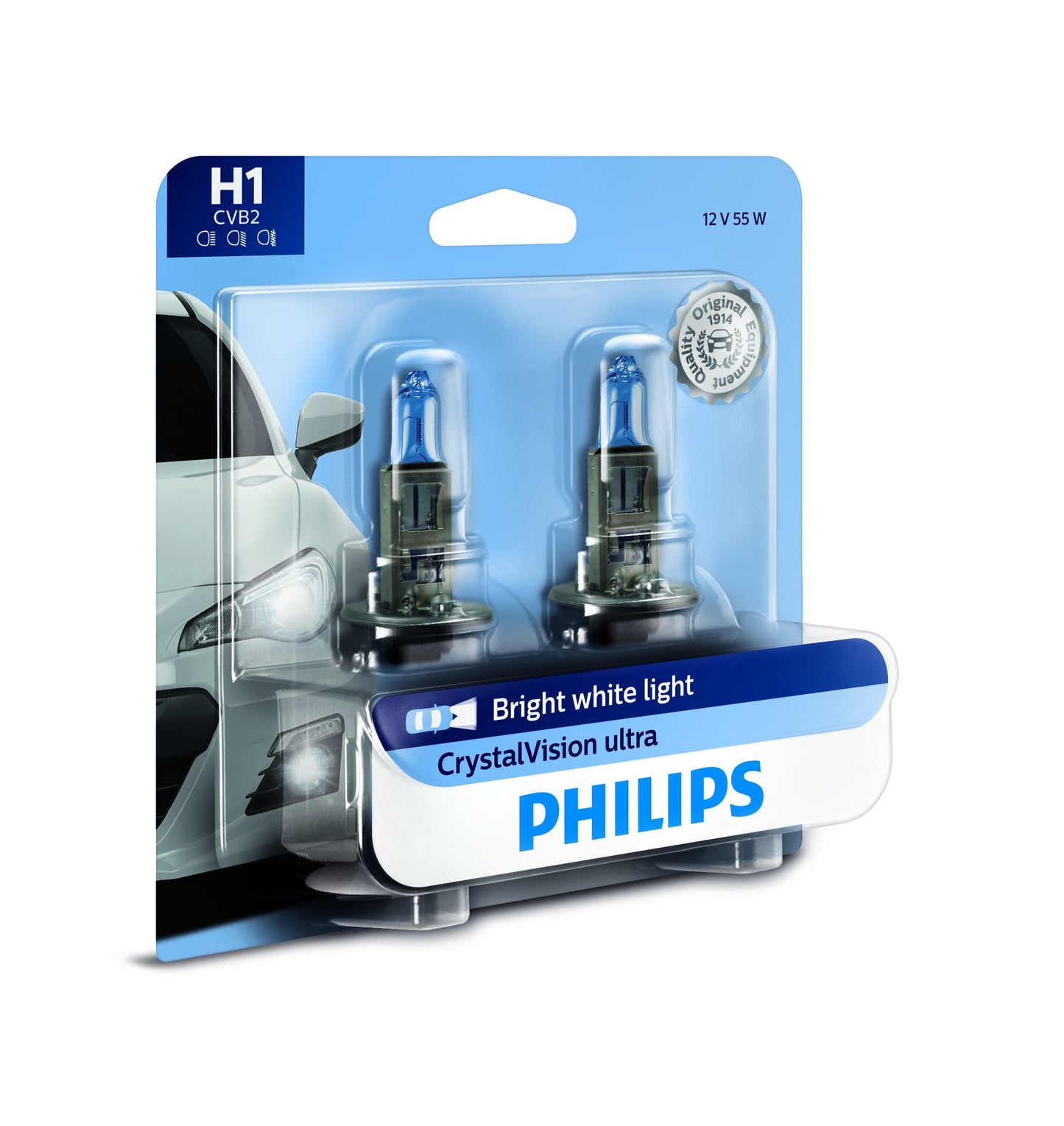 Philips H1 Blue Vision Globe Set