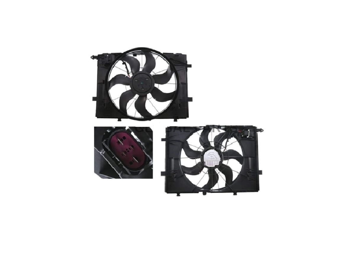 M274 Radiator W205 Radiator Cooling Fan - 480mm (M274/OM651 Engine) 2013-2022 ...