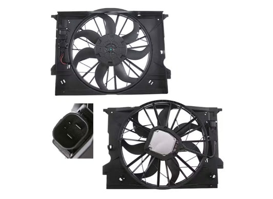 W211 Radiator Cooling Fan Assembly (M272 / M271 Engine)