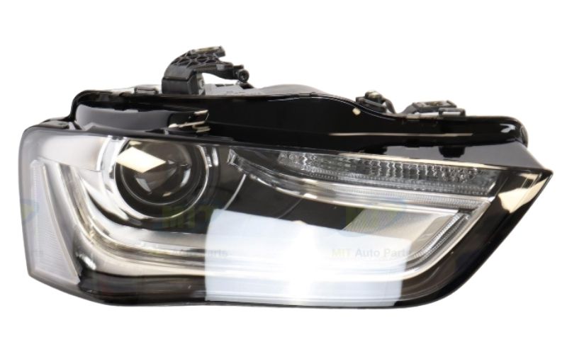 A4 B8 Headlamp + Motor (Electrical) HID + LED - Right 2012-2016