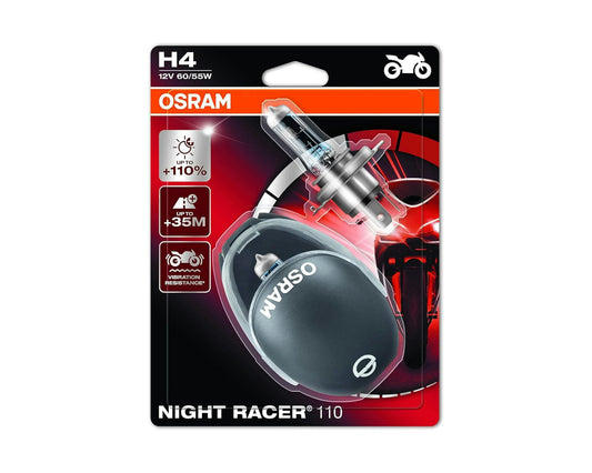 Osram Night Racer H4 12V Motorcycle Bulb Set