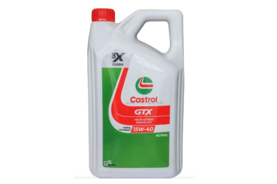 Castrol GTX 15W40 Oil 5L (Petrol Models)